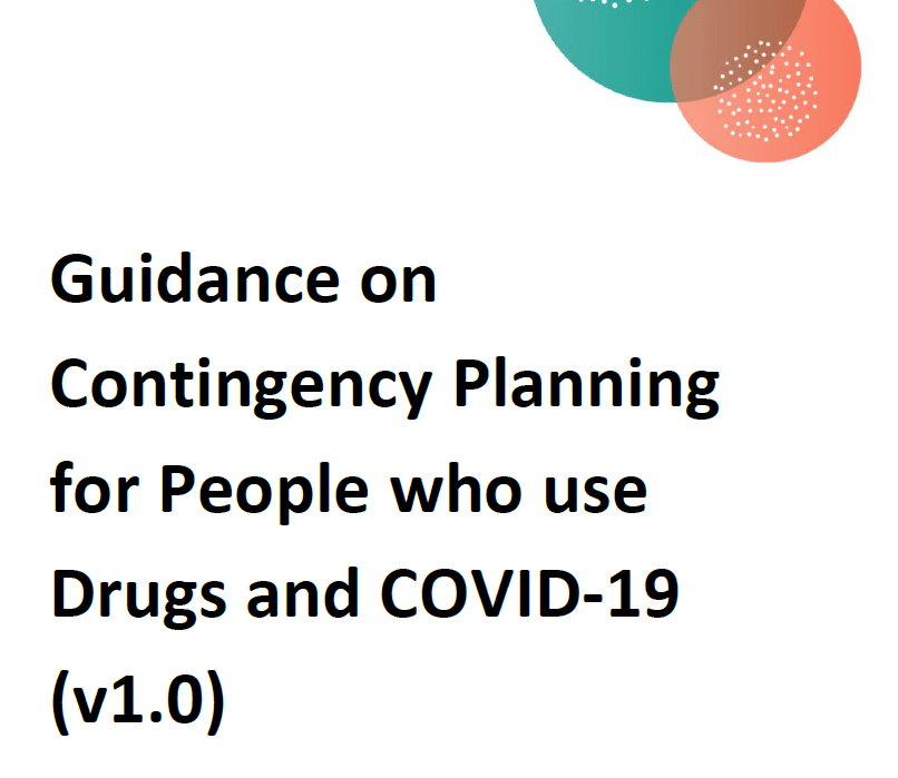 Guidance on Contingency Planning for People who use Drugs and COVID-19