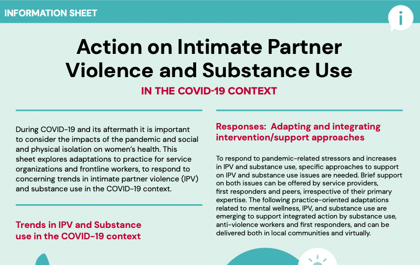 Intimate partner violence, substance use, and COVID-19